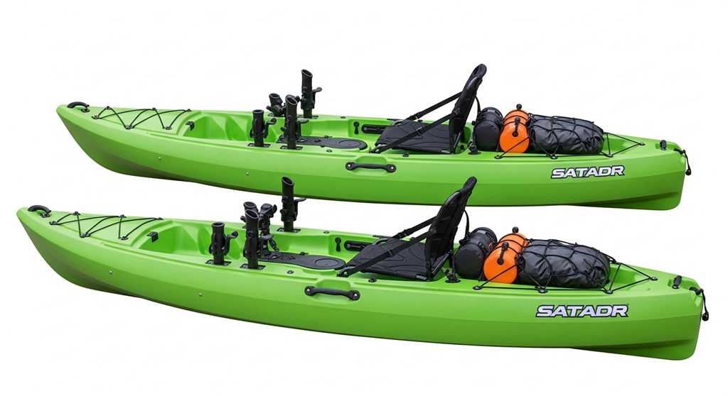 stable sit-on-top budget fishing kayak with rod holders 