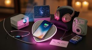 romantic gadget gifts for her smart lighting surprise setup