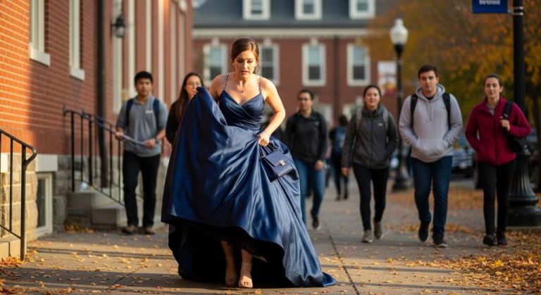How College Students in Boston, MA Manage Oversized Formal Dresses for Events