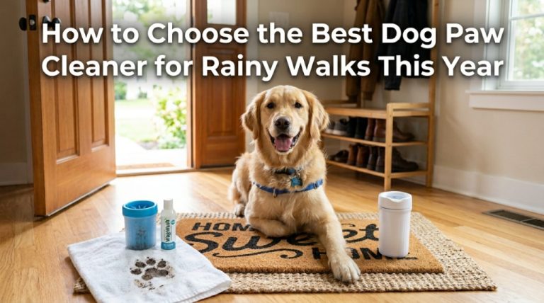 How to Choose the Best Dog Paw Cleaner for Rainy Walks This Year