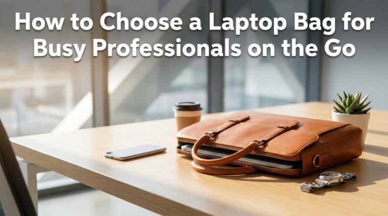 How to Choose a Laptop Bag for Busy Professionals on the Go