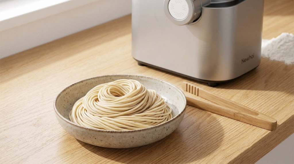 Newhai automatic pasta machine pressing fresh dough